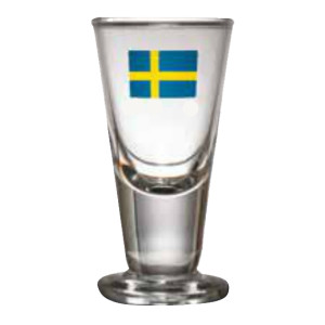 Snapsglas Flaggknäppen 1 cl