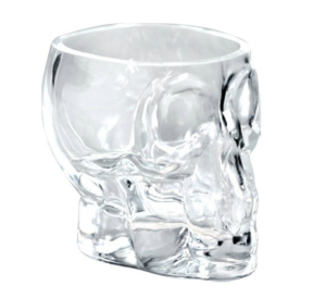 Tiki skull shotglas glas